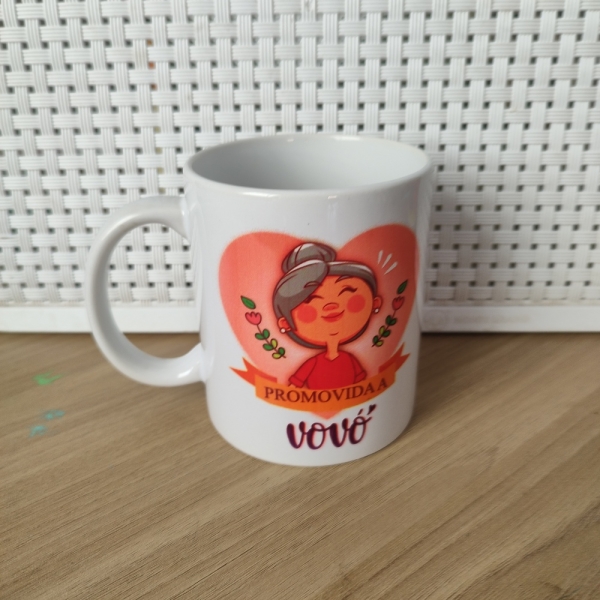 Caneca Branca de Cerâmica Personalizadas - Image 3