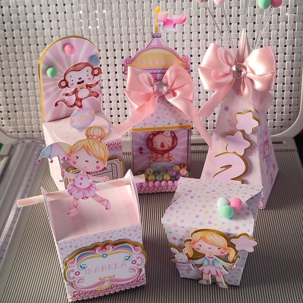 Kit 30 Personalizados Circo