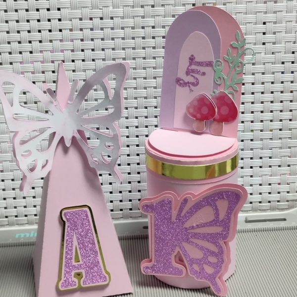 Kit 30 personalizados Jardim das Borboletas - Image 3
