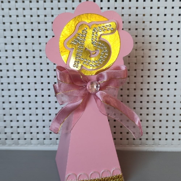 Kit 24 Personalizados Luxo 15 anos