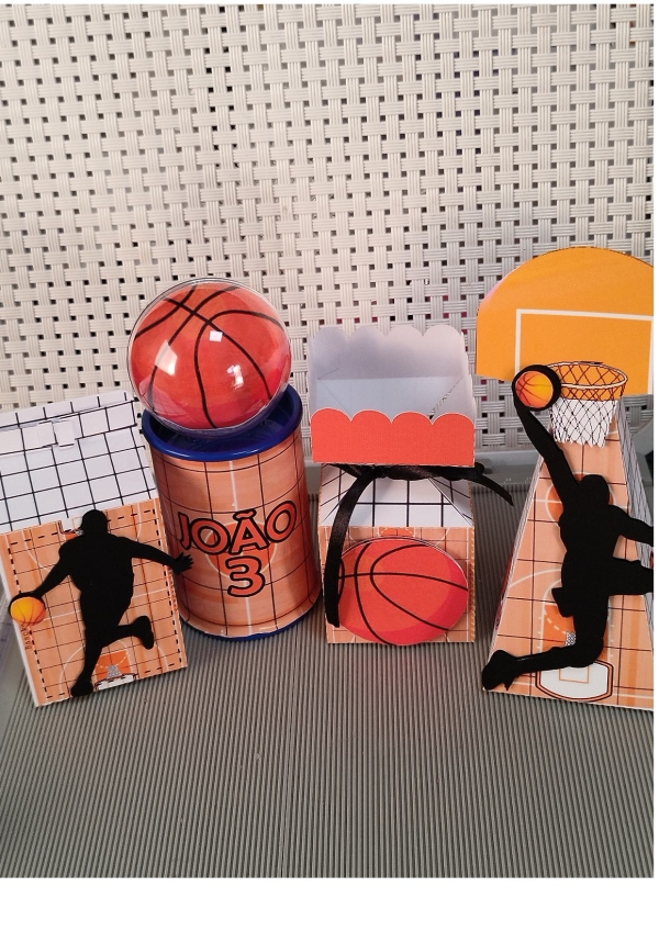 Kit 20 personalizados Basquete