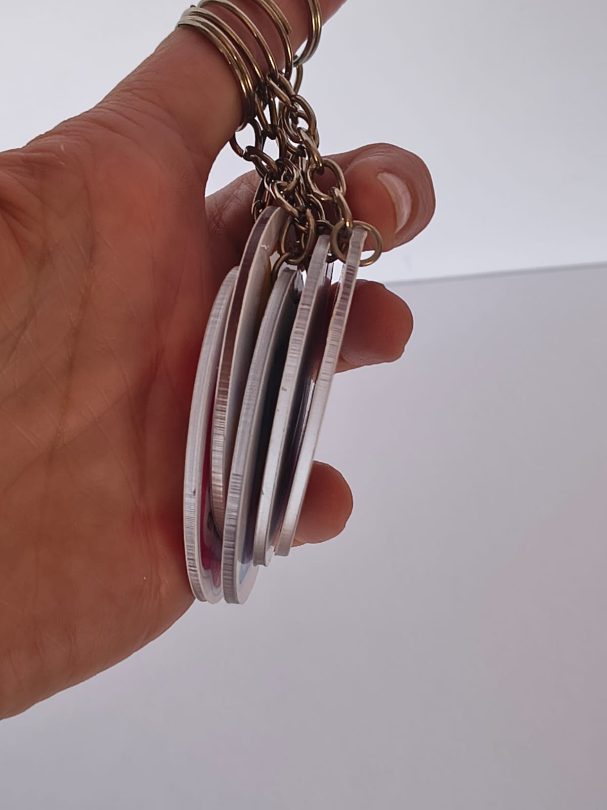 Kit 5 Chaveiros em acrílico personalizado Dia dos professores - Imagem 3