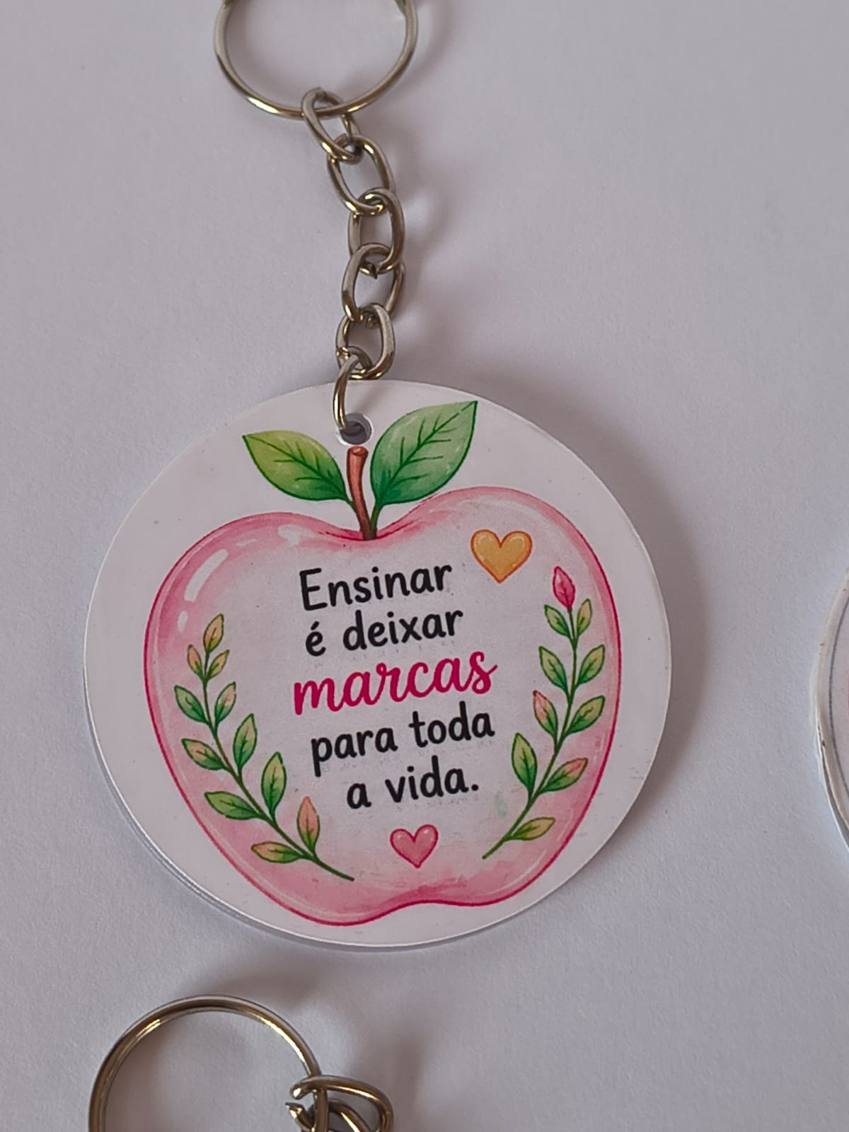 Kit 5 Chaveiros em acrílico personalizado Dia dos professores - Imagem 13